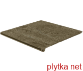 Плитка Клинкер PELD FIOR SILEX GEMA східці, 330х330 коричневый 330x330x8 структурированная